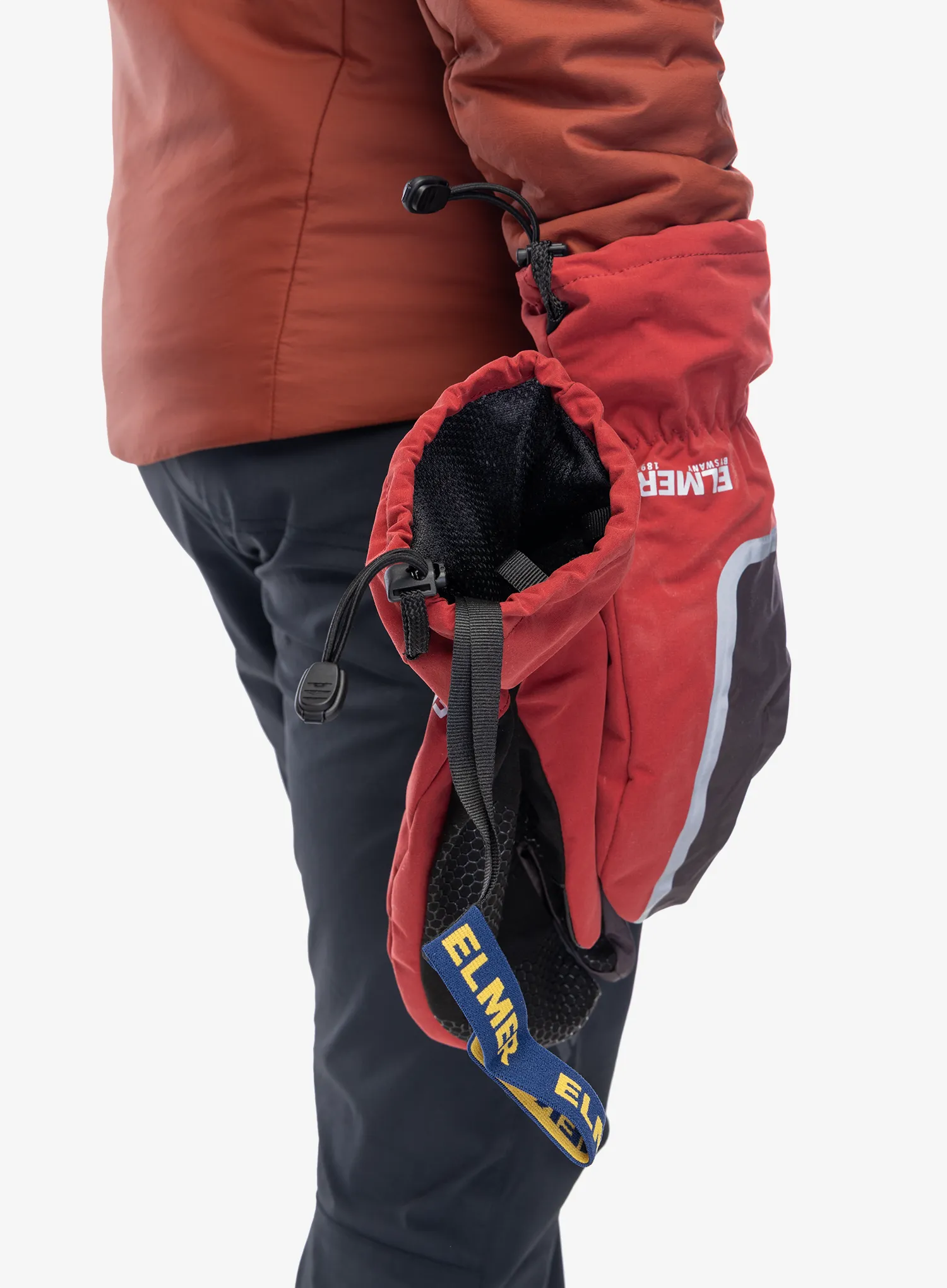 Rękawiczki Elmer EM510 Windproof Over Trigger Mitten - red