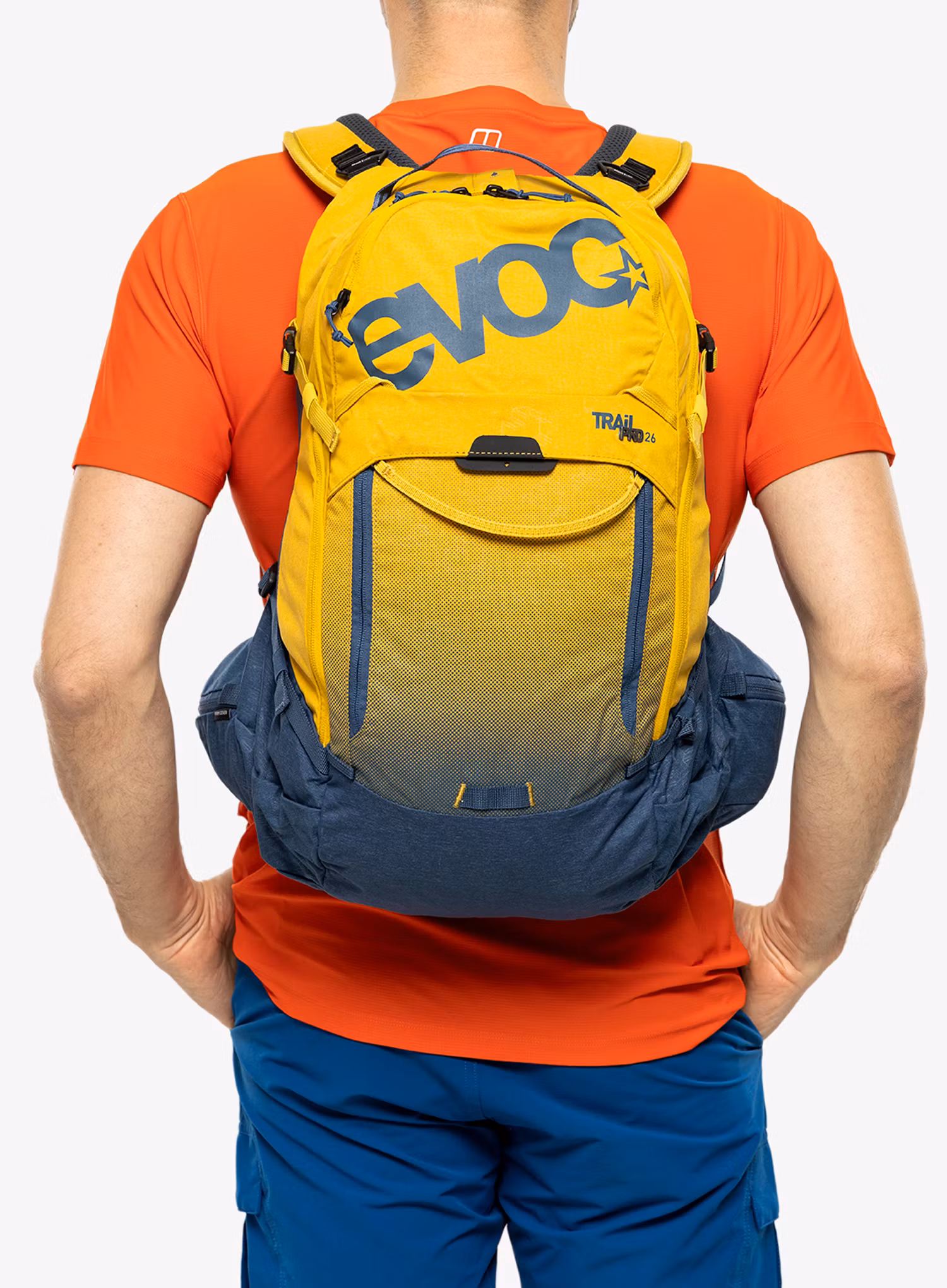 Plecak enduro Evoc Trail Pro 26 - curry/denim