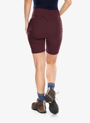 Spodenki turystyczne damskie Fjallraven Abisko Trail Stretch Shorts - port
