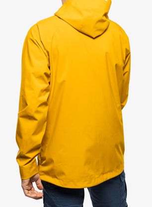 Kurtka przeciwdeszczowa Fjallraven HC Hydratic Trail Jacket - mustard yellow