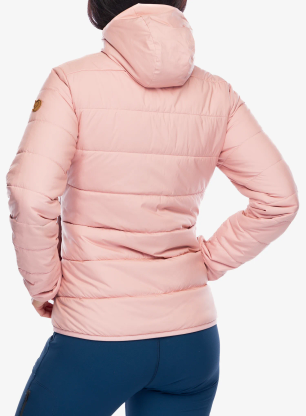 Kurtka ocieplana damska Fjallraven Keb Padded Hoodie - chalk rose