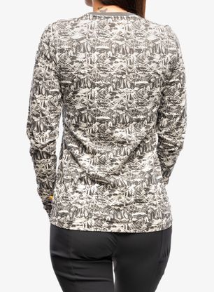 Bluza rowerowa damska Fjallraven/Specialized Cotton CaliSwe LS - black/eggshell