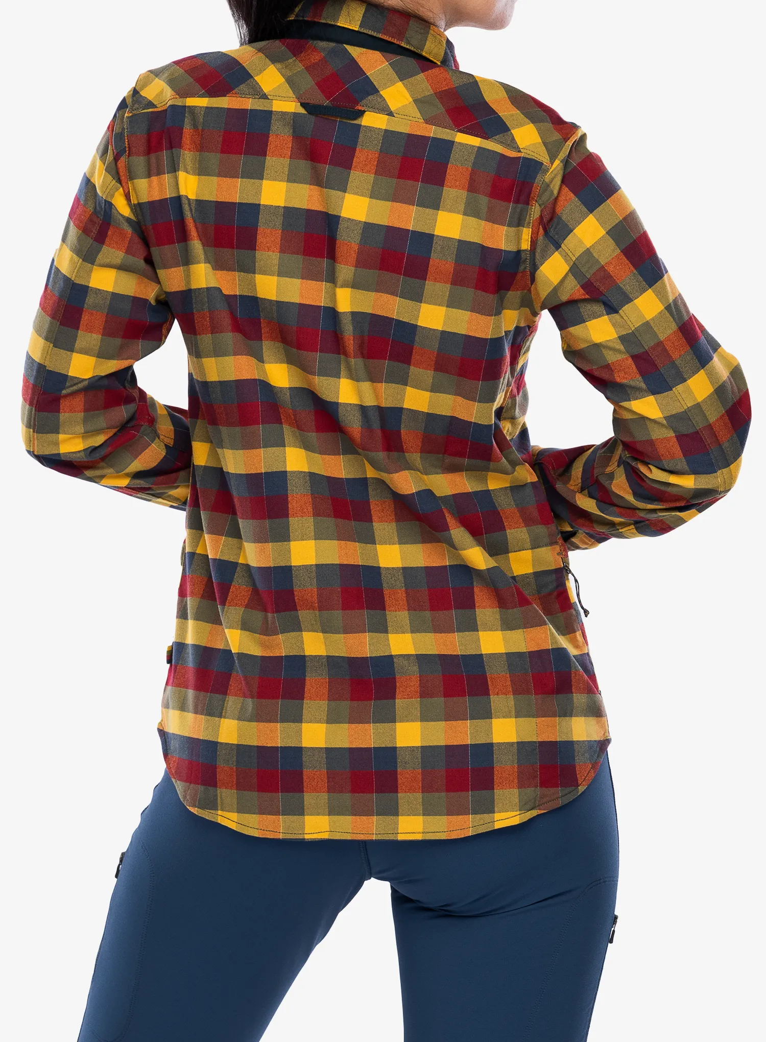 Koszula turystyczna damska Fjallraven/Specialized Riders Flannel Shirt LS - flag check
