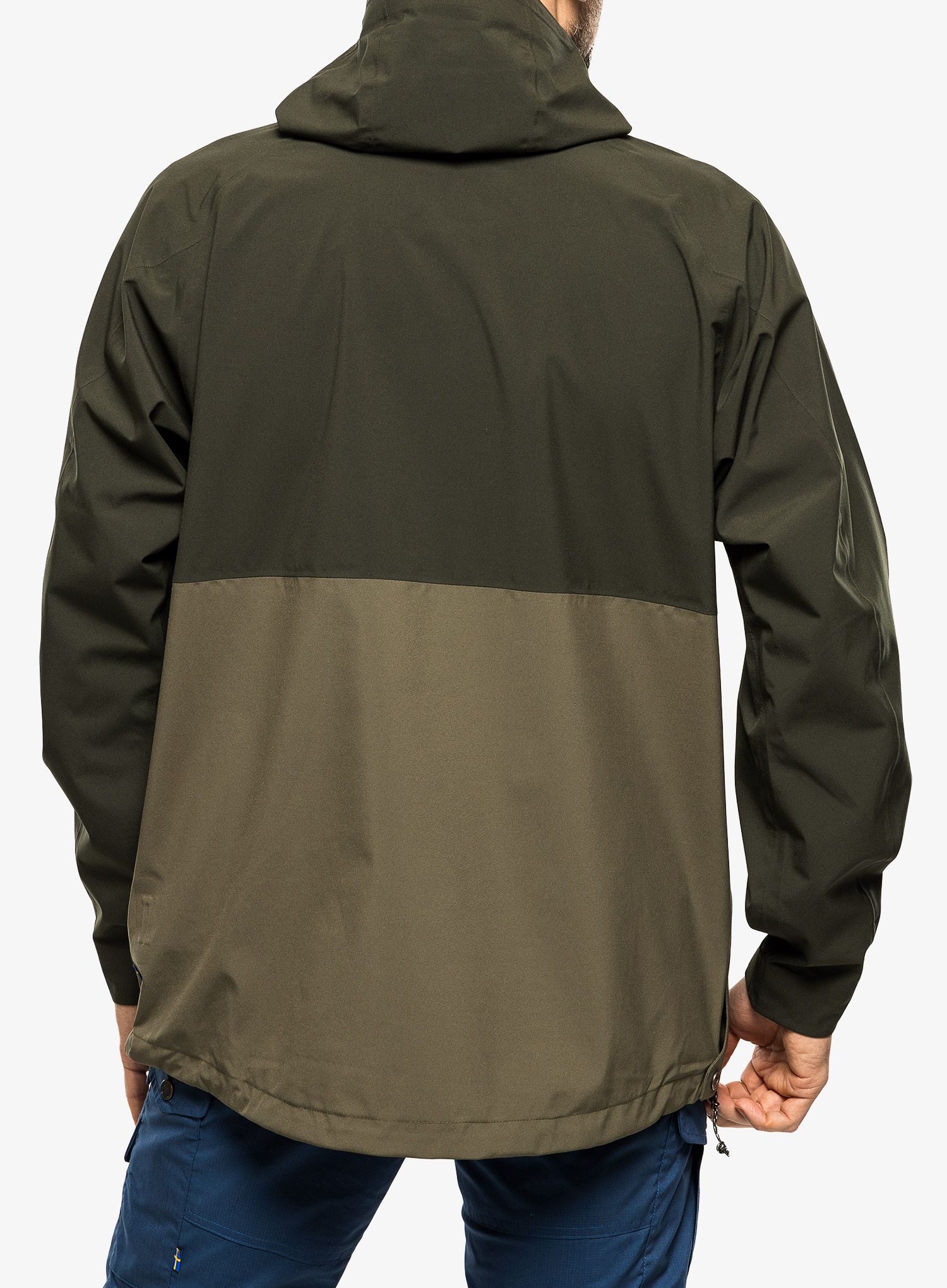 Kurtka przeciwdeszczowa Fjallraven Vardag Hydratic Anorak - deep forest/laurel green