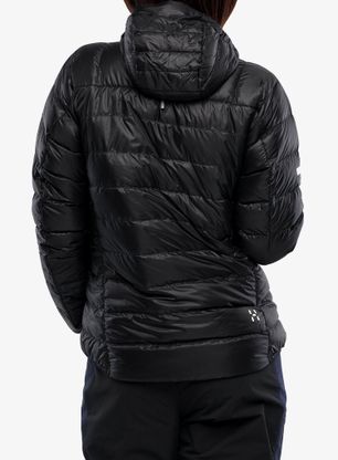 Kurtka puchowa damska Haglofs L.I.M Down Hood - true black