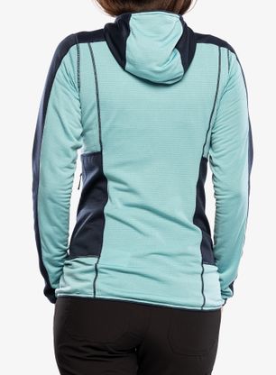 Bluza z kapturem damska Haglofs L.I.M Mid Fast Hood - tarn blue/frost blue