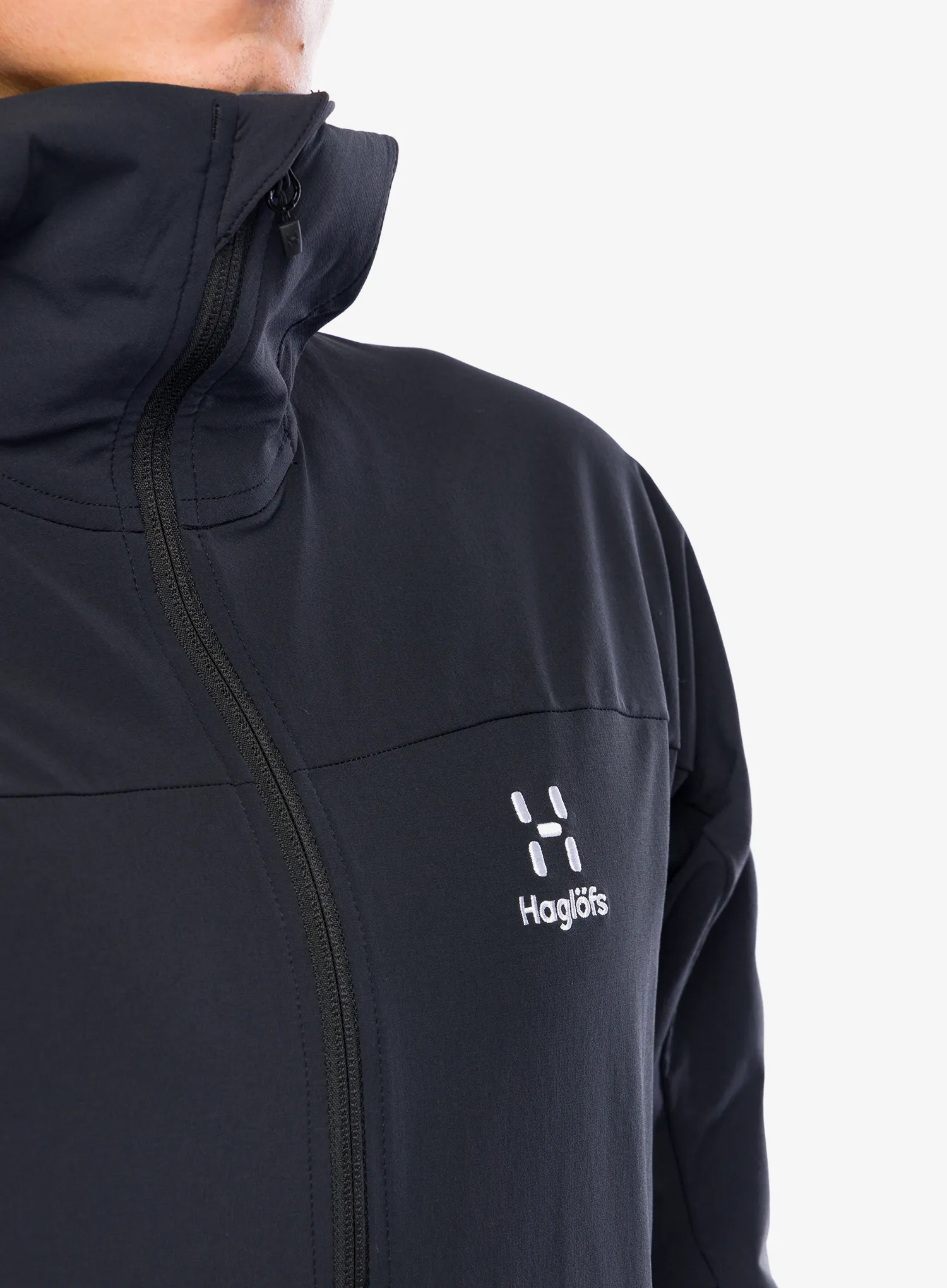 Kurtka softshell Haglofs Moran Softshell Hood - true black