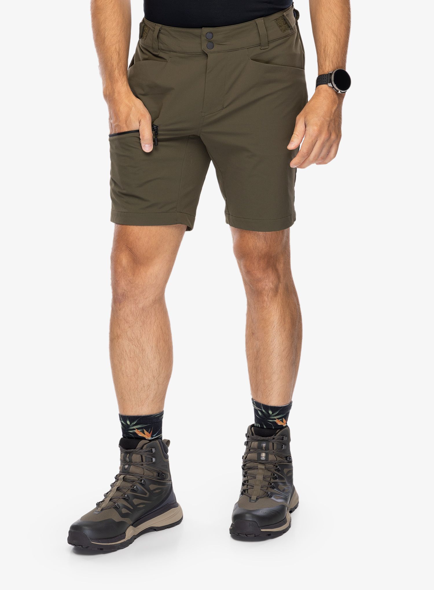 Spodenki turystyczne Helly Hansen Blaze Softshell Shorts - utility green