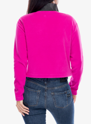 Bluza damska Helly Hansen Daybreaker Cropped Fleece - magenta 2.0