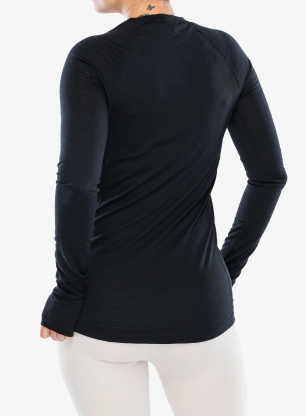 Bluza termoaktywna damska Houdini Desoli Light Crew - true black