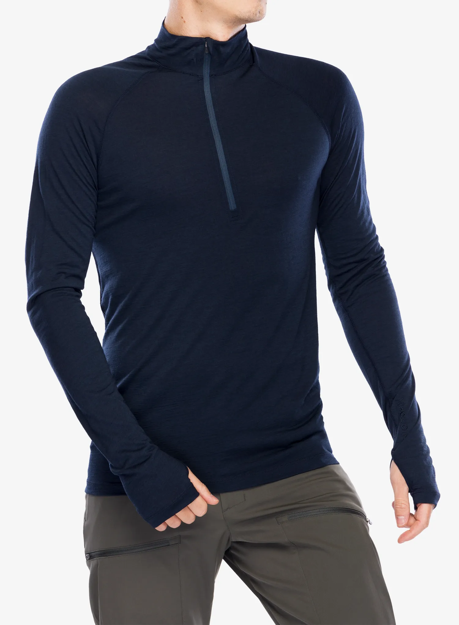 Bluza termoaktywna Houdini Desoli Light Half Zip - blue illusion