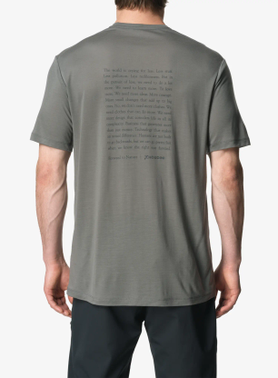 Koszulka Houdini Tree Message Tee - greenness/ftn mani