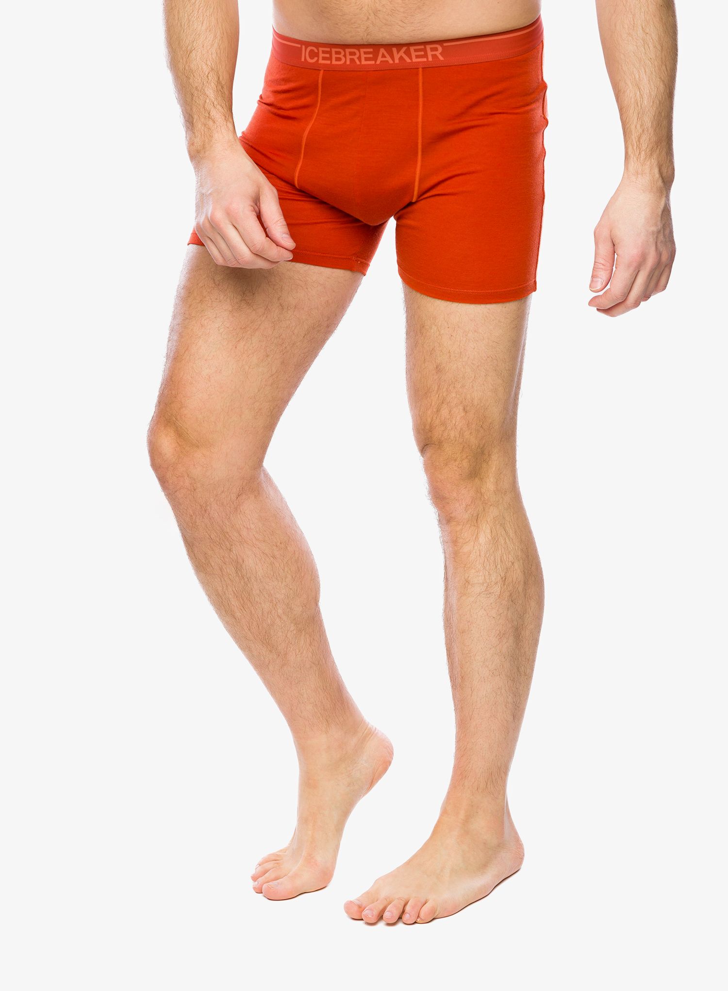 Bokserki termoaktywne Icebreaker Anatomica Boxers - molten