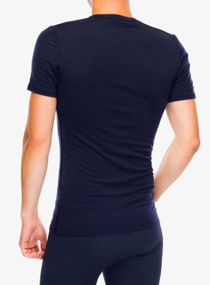 Koszulka termoaktywna Icebreaker Anatomica S/S Crewe - midnight navy