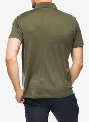 Koszulka polo Icebreaker Merino 150 Tech Lite III SS Polo - loden