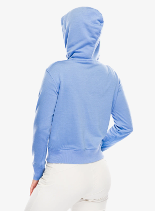 Bluza z kapturem damska Icebreaker Merino Crush II LS Hoodie - baja