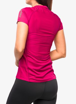 Koszulka biegowa damska Inov-8 Base Elite S/S 3.0 - pink