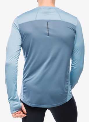 Bluza biegowa Inov-8 Performance Long Sleeve - blue grey/slate