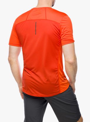 Koszulka do biegania Inov-8 Performance Short Sleeve - fiery red/red