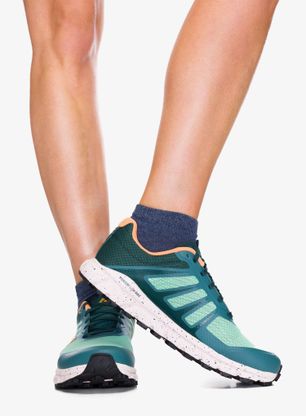 Buty trailowe damskie Inov-8 TrailFly G 270 V2 - pine/peach