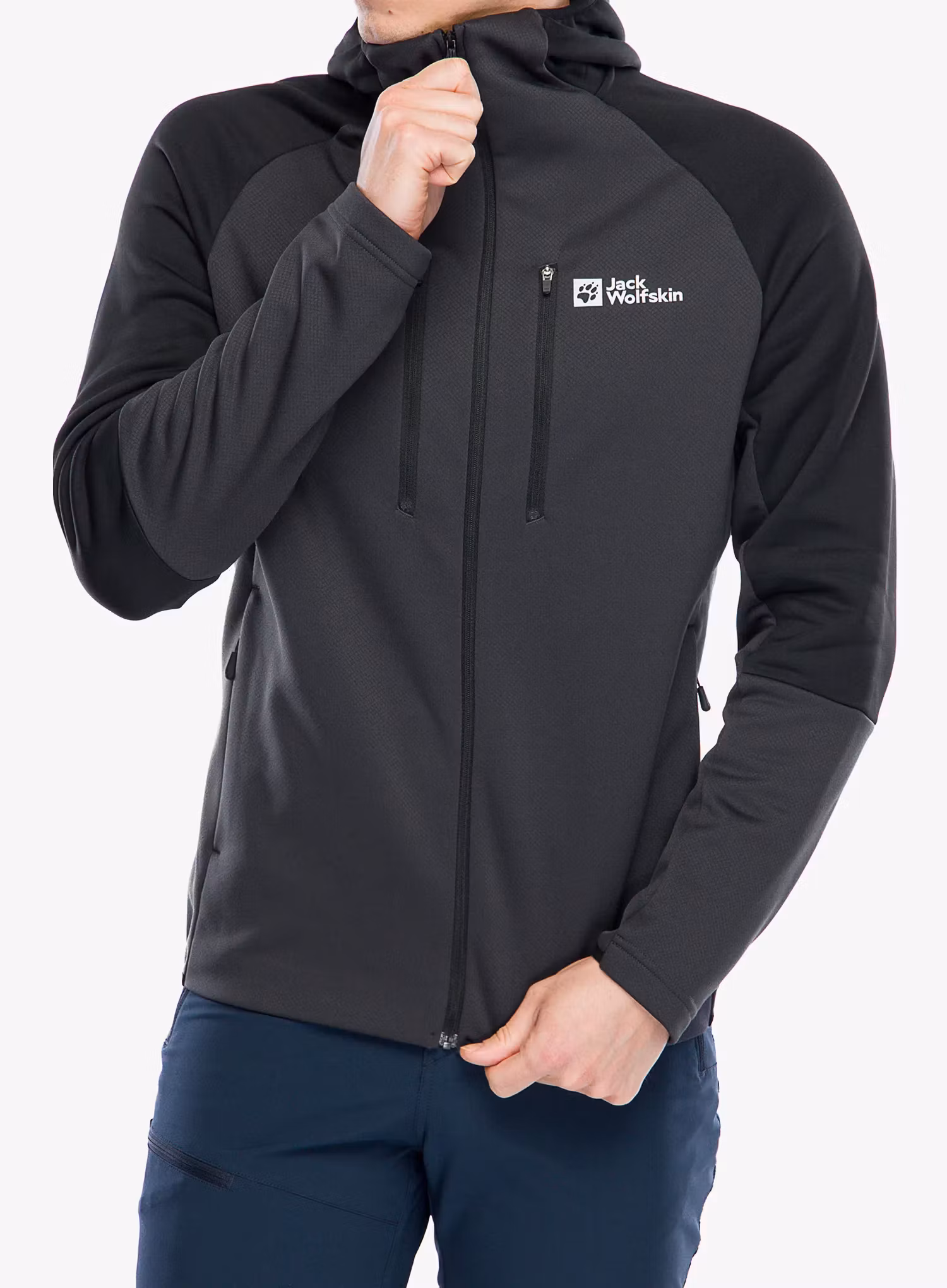 Kurtka polarowa Jack Wolfskin Alpgrat XT Jacket - phantom