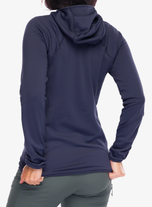 Bluza z kapturem damska Jack Wolfskin Kolbenberg Hooded FZ - graphite