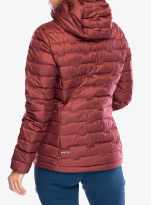Kurtka puchowa damska Jack Wolfskin Passamani Down Hoody - red ochre
