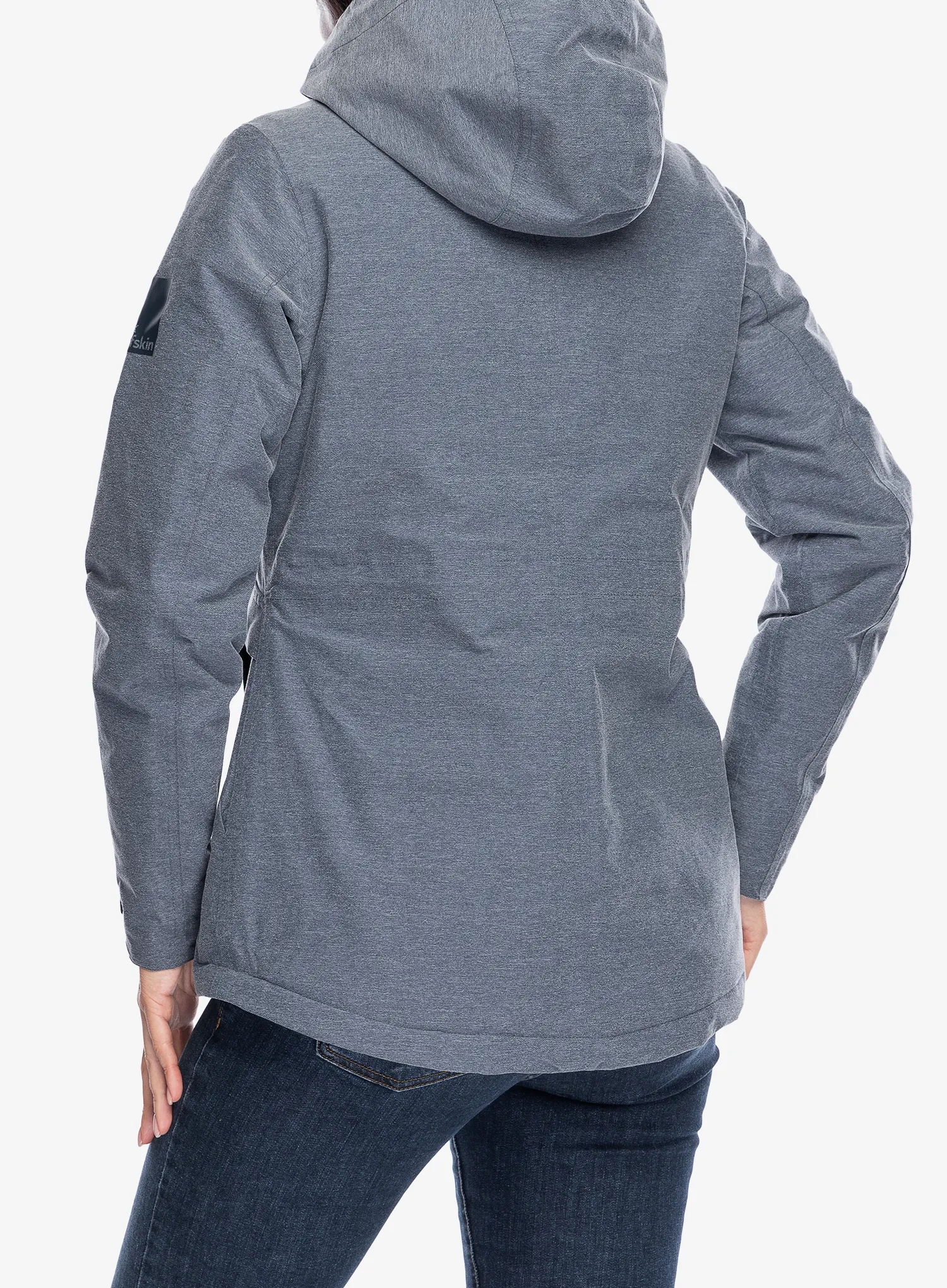 Kurtka ocieplana damska Jack Wolfskin Snowy Park Jkt - blue