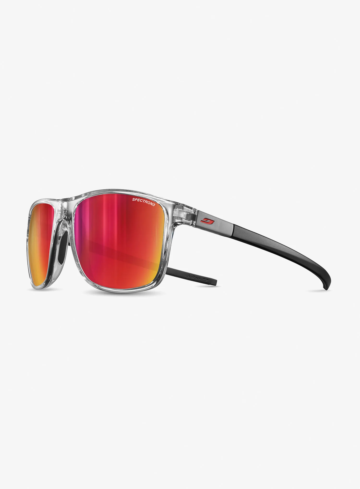 Okulary przeciwsłoneczne Julbo The Streets - Spectron 3 CF - crystal/red