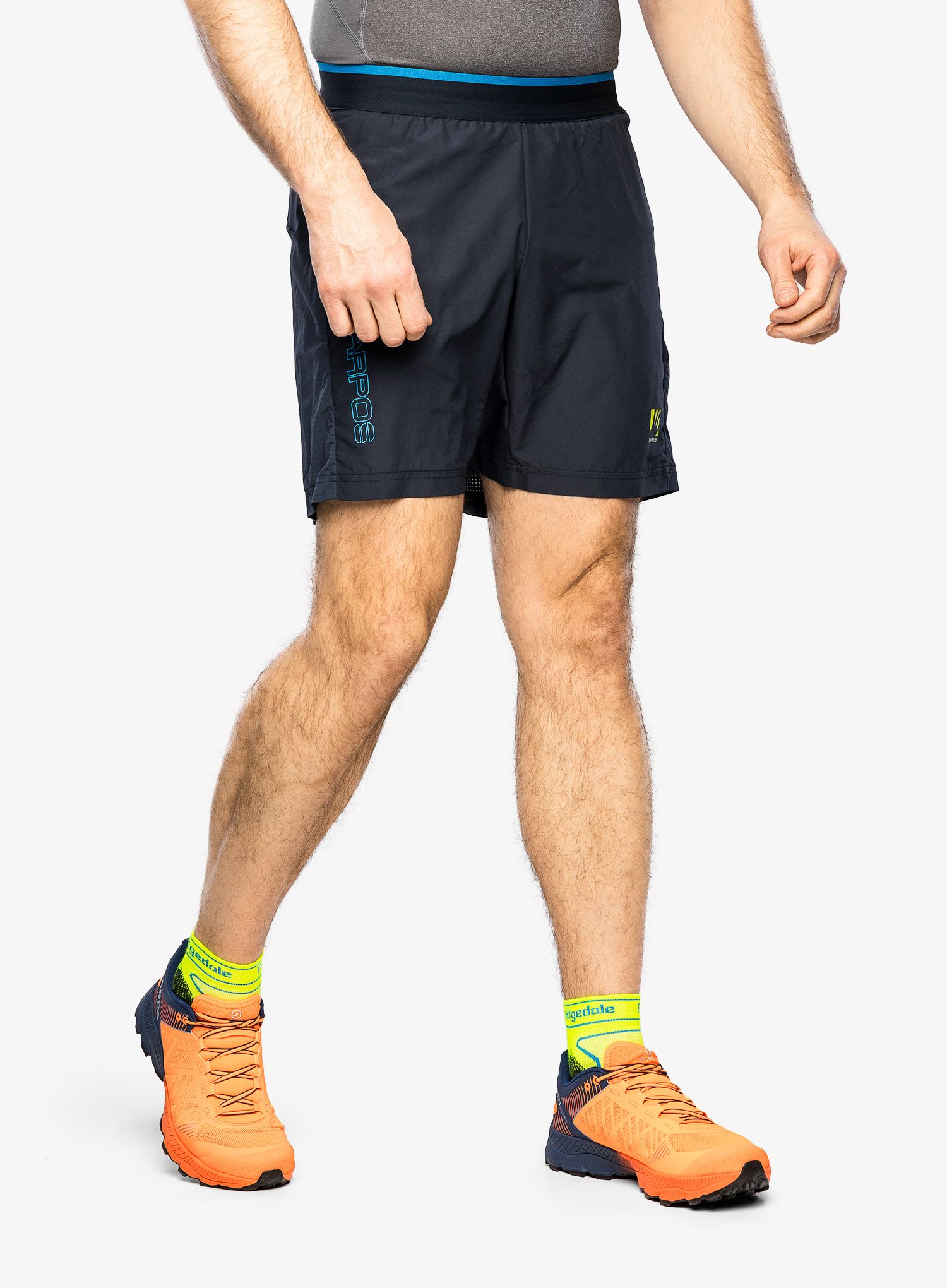 Spodenki do biegania Karpos Fast Evo Short - outer space/indigo bunting