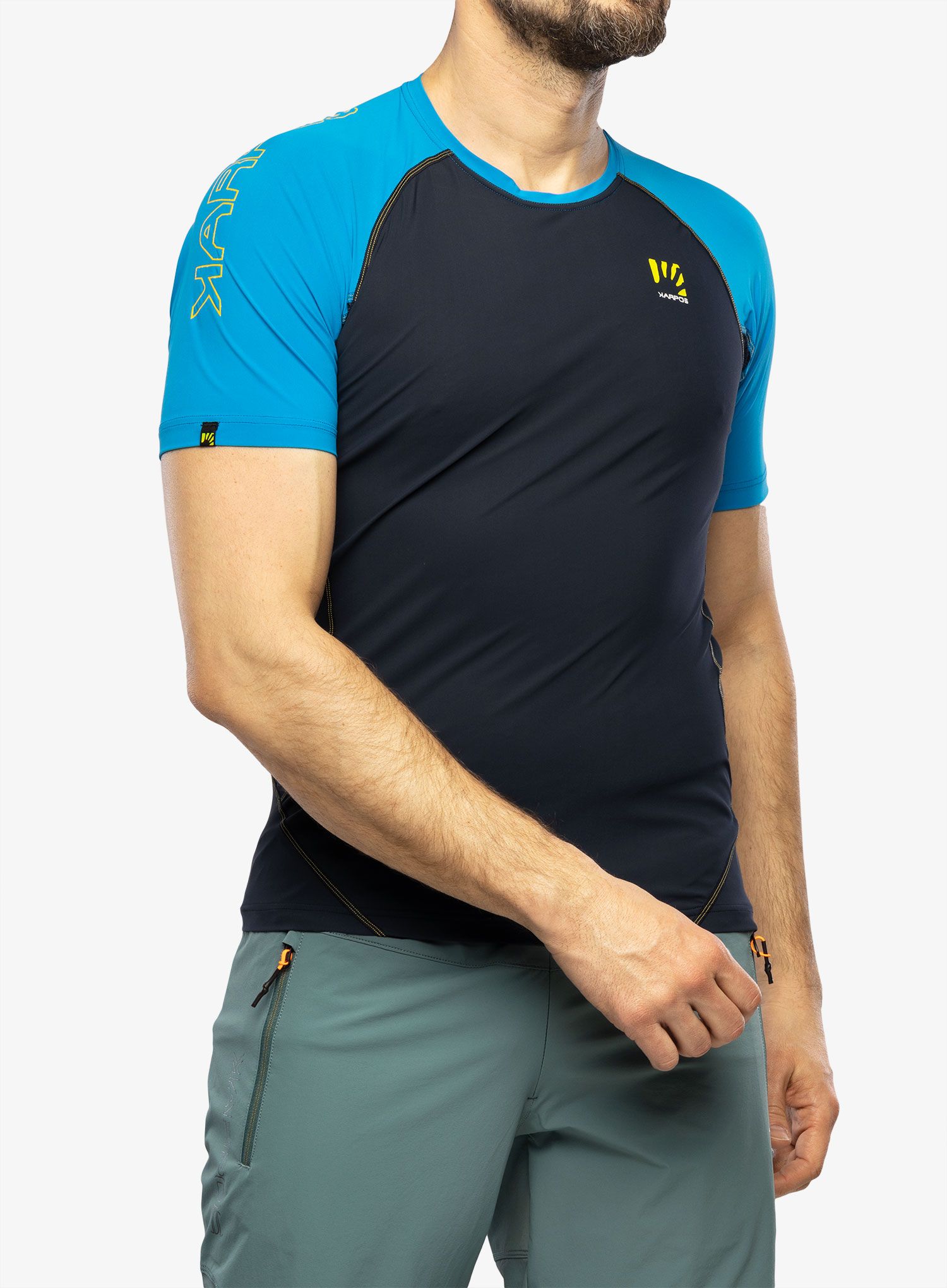 Koszulka do biegania Karpos Lavaredo Jersey - outer space/indigo bunting