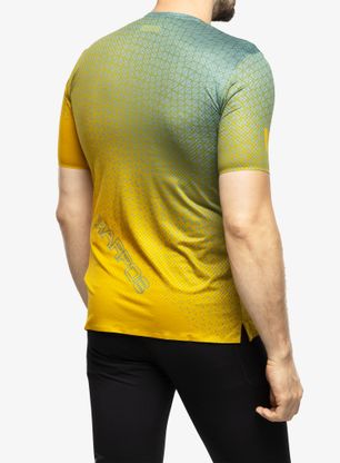 Koszulka biegowa Karpos Lavaredo Ultra Tech Jersey - lemon curry/dark slate