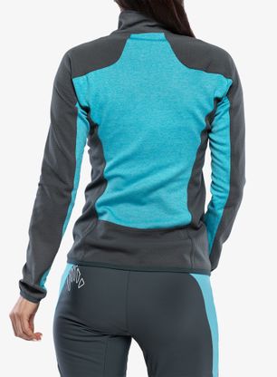 Bluza polarowa damska Karpos Odle Fleece - blue atoll/dark slate