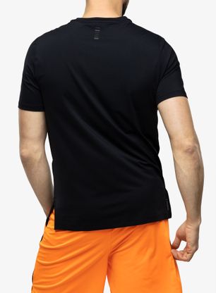 Koszulka biegowa Under Armour Iso-Chill Laser Heat SS - black/black/reflective