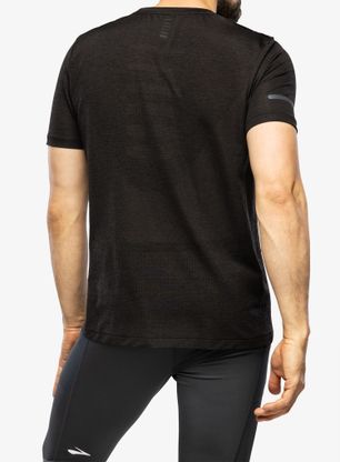 Koszulka biegowa Under Armour Seamless Stride SS - black/reflective