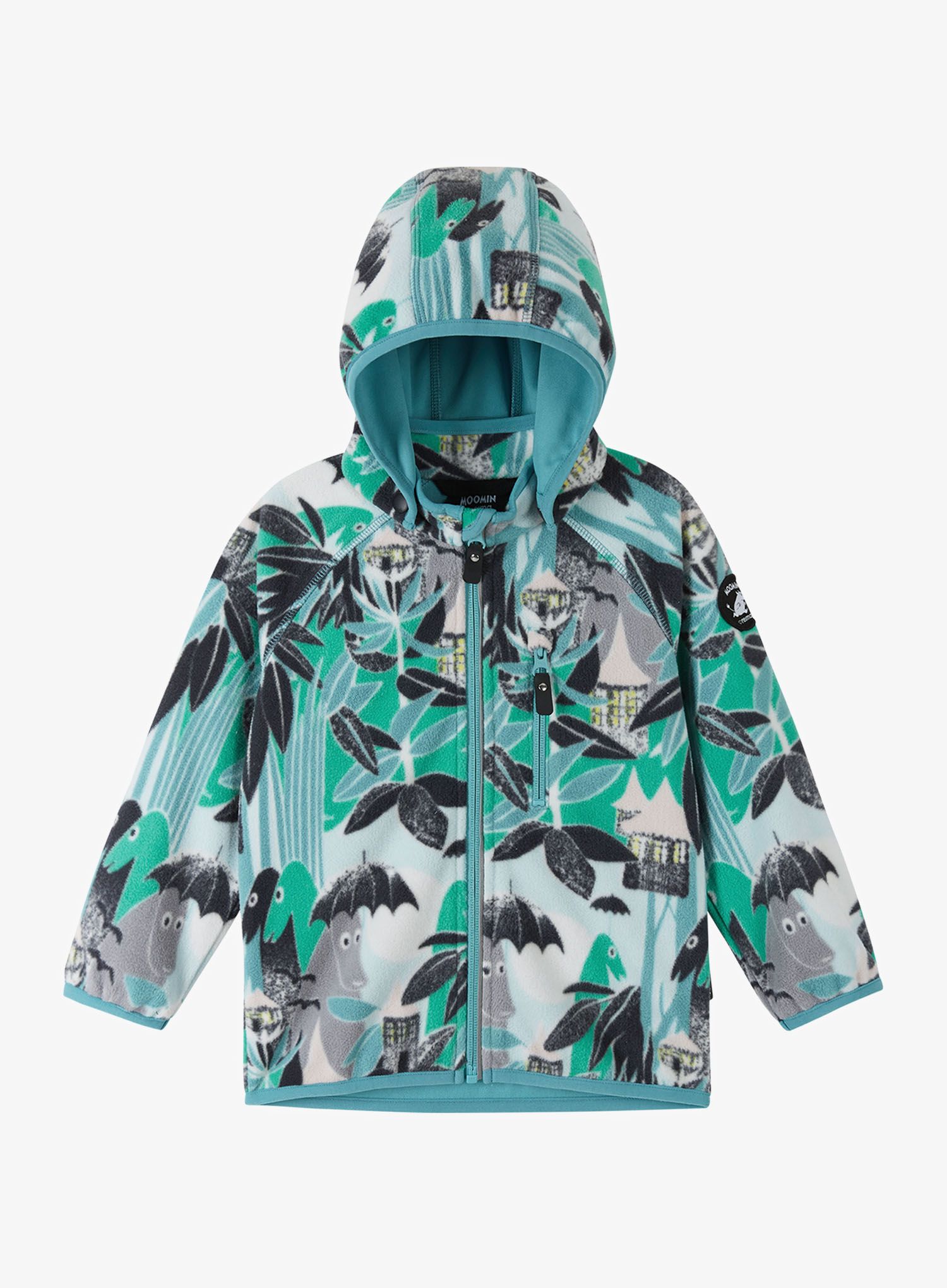 Bluza dziecięca Reima Moomin Vindskydd - green aqua