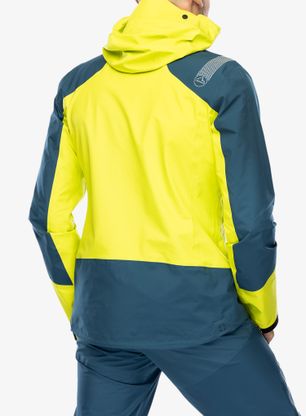 Kurtka z membraną La Sportiva Alpine Guide GTX Jacket - lime punch/storm blue