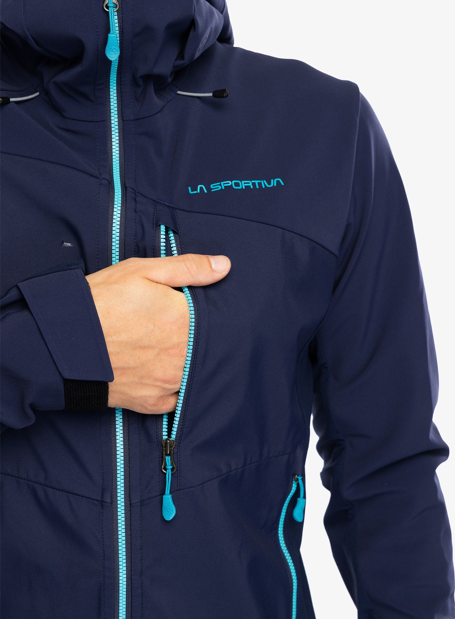 Kurtka softshell La Sportiva Alpine Guide Windstopper Jacket - deep sea