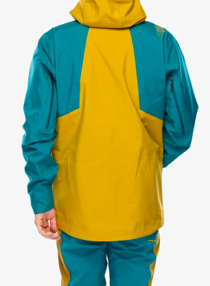 Kurtka z membraną La Sportiva Chaser Evo Shell Jkt - everglade/savana