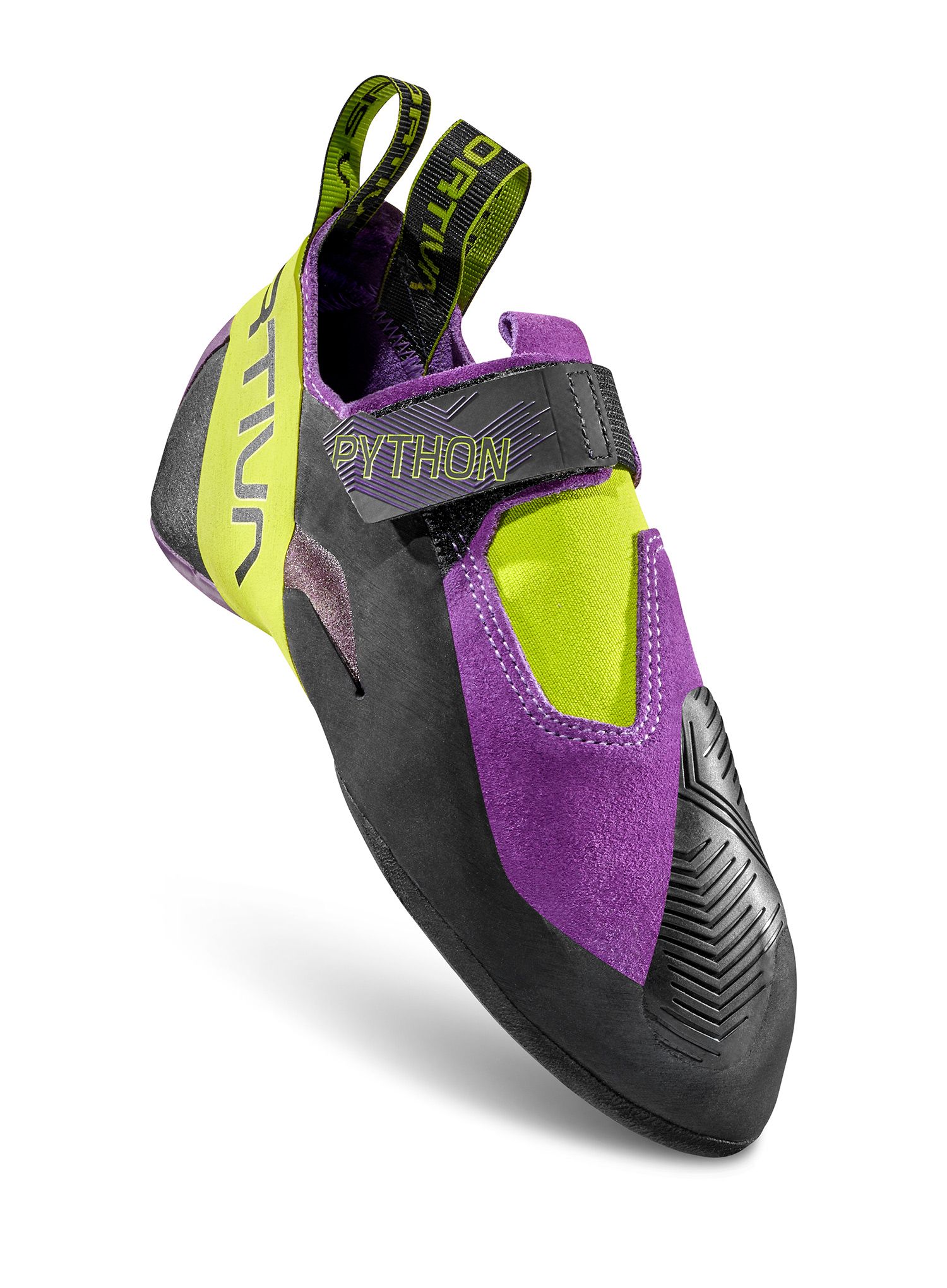 Buty wspinaczkowe La Sportiva Python - purple/lime punch