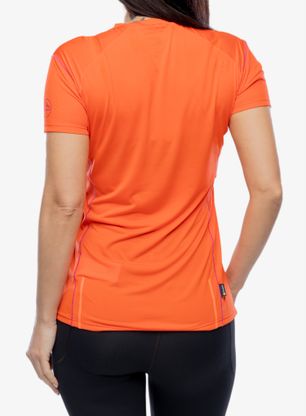Koszulka biegowa damska La Sportiva Resolute T-Shirt - cherry tomato/springtime