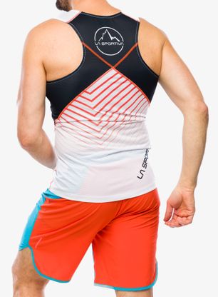 Koszulka do biegania La Sportiva Slipstream Tank - white/black