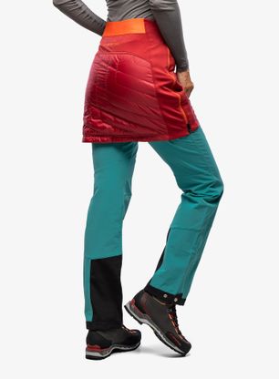 Spódnica ocieplana La Sportiva Warm Up Primaloft Skirt - velvet/cherry tomato