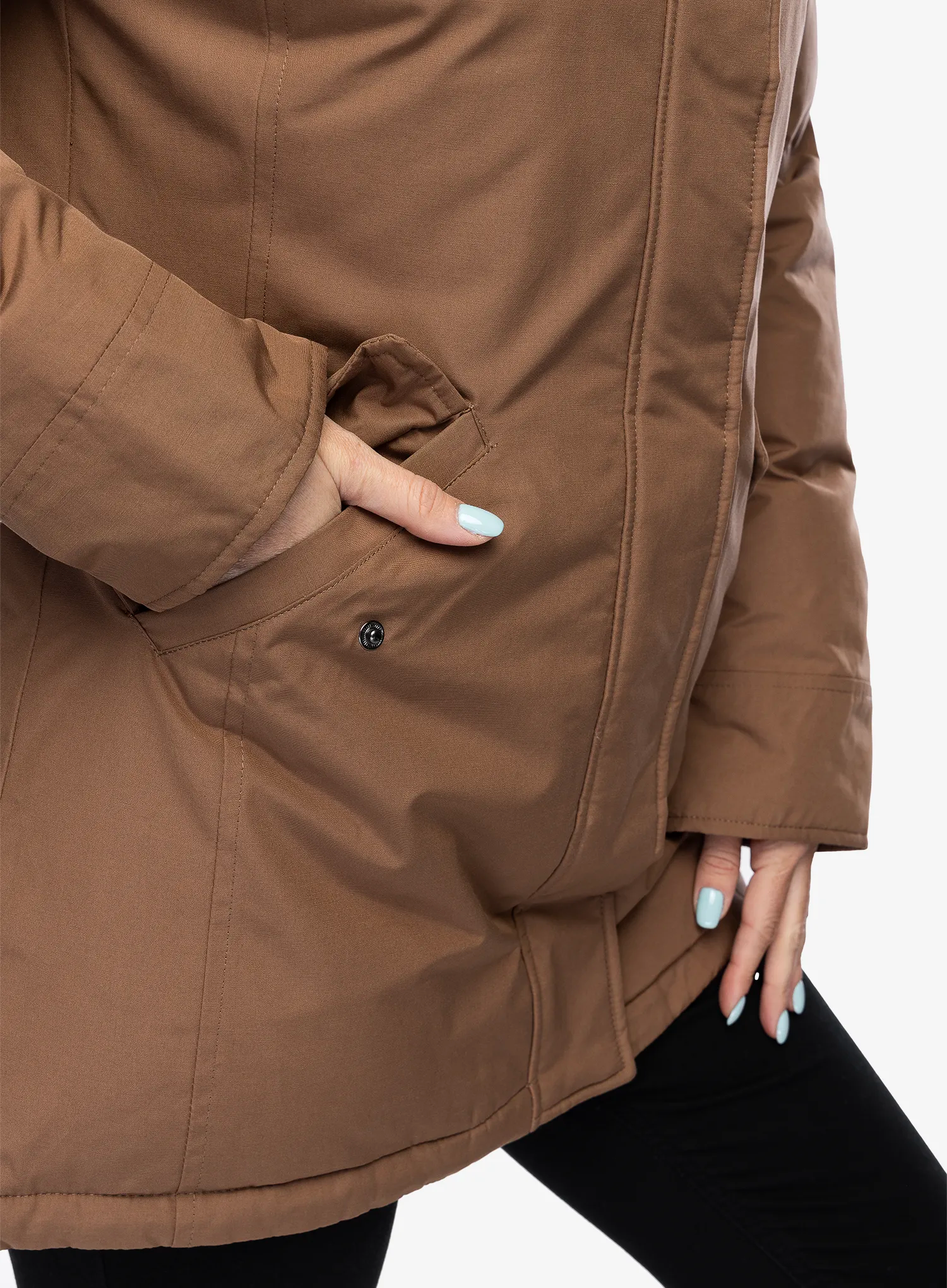 Płaszcz damski Lumberjack Alaska - light brown