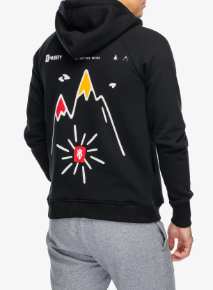 Bluza rozpinana Majesty Mountain Zipped Hoodie - black