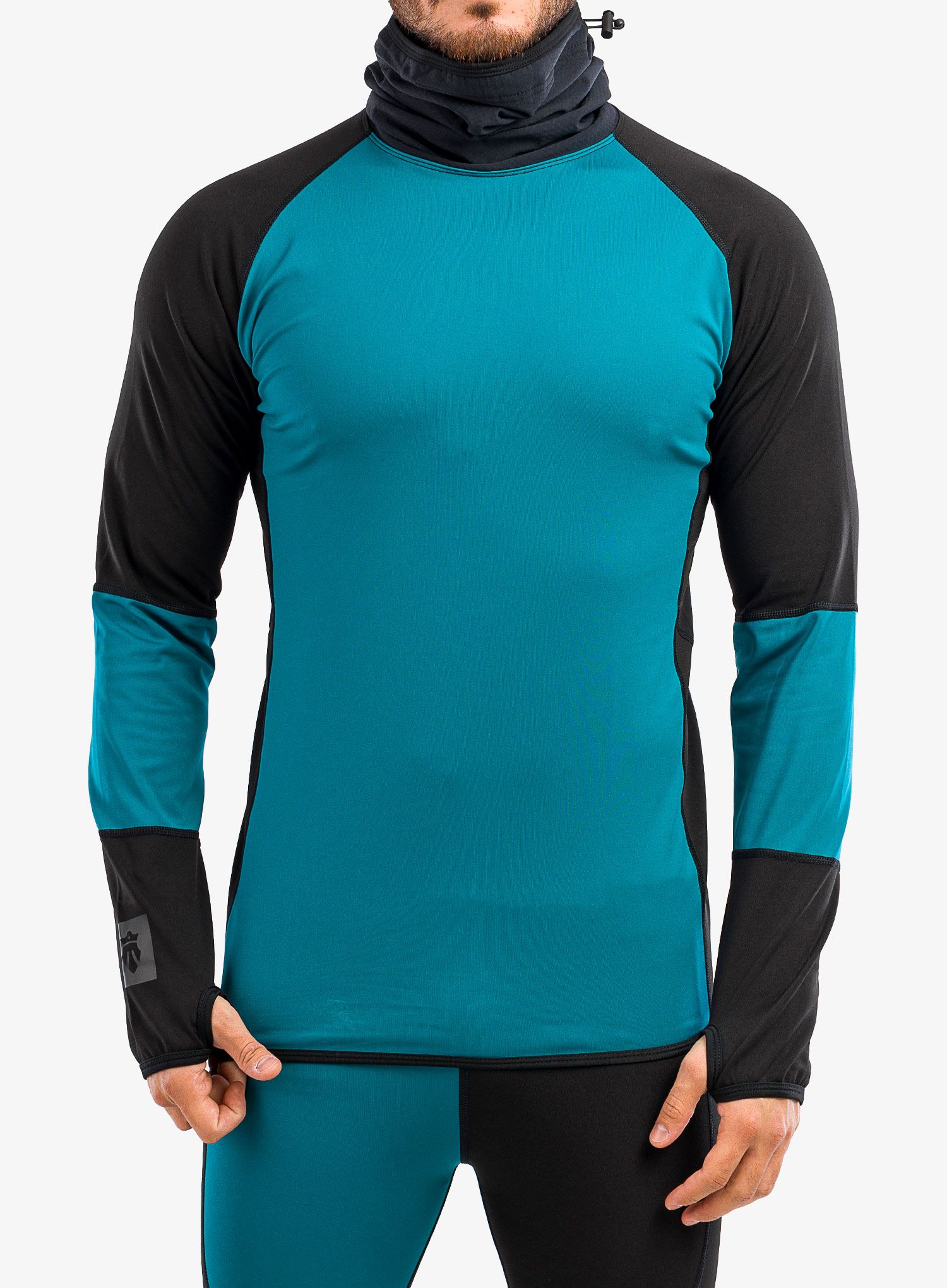 Bluza termoaktywna Majesty Surface Base Layer Top - blk/green