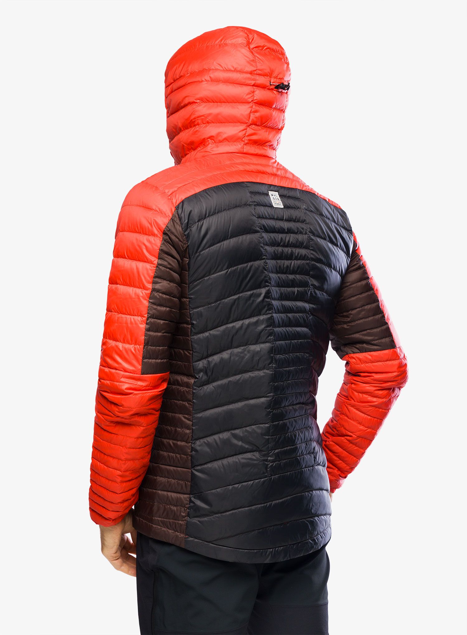 Kurtka puchowa Maloja Almaj - fire red multi