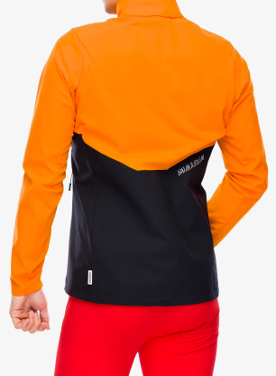 Kurtka softshell Maloja Alpel - orange sun multi