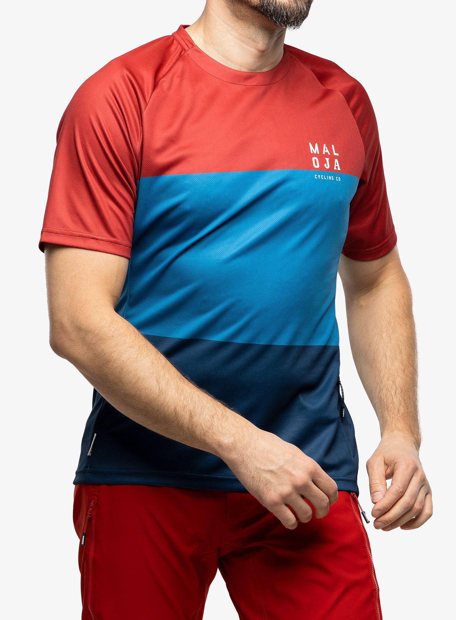 Koszulka MTB Maloja Baretti Multi - midnight multi