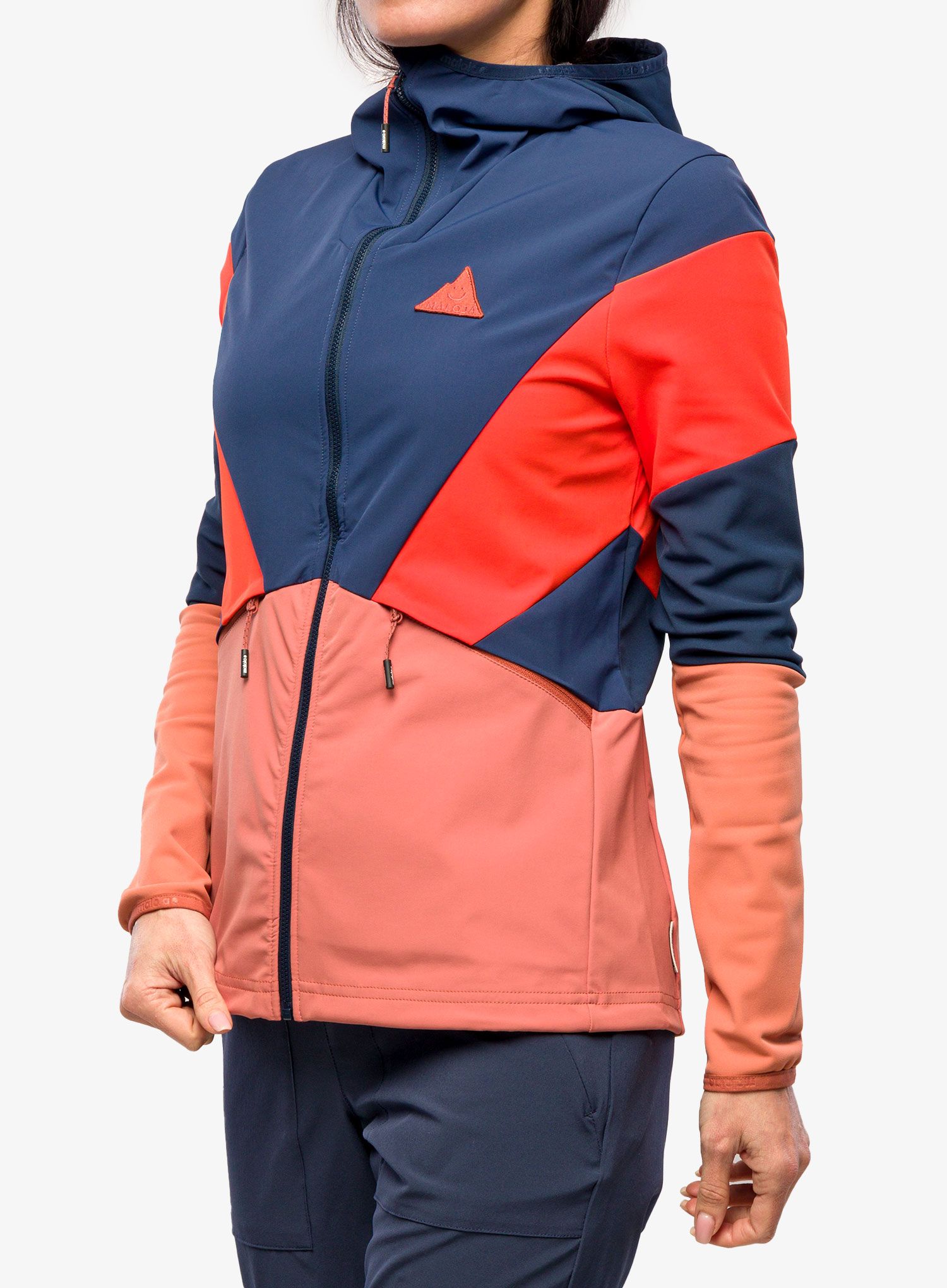Kurtka w góry damska Maloja Froneben - midnight multi